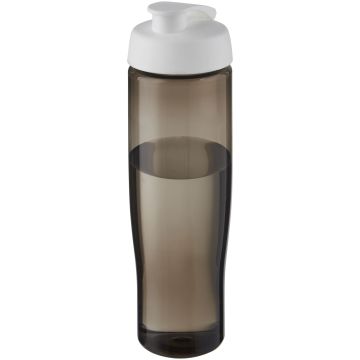 H2O Active Eco Tempo 700 ml flip lid sport bottle White  charcoal - 1 Bounce Creative Designs