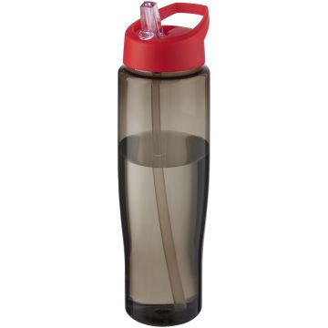 H2O Active Eco Tempo 700 ml spout lid sport bottle Red  charcoal - 1 Bounce Creative Designs