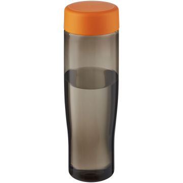 H2O Active Eco Tempo 700 ml screw cap water bottle Orange  charcoal - 1 Bounce Creative Designs
