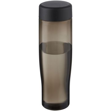 H2O Active Eco Tempo 700 ml screw cap water bottle Solid black  charcoal - 1 Bounce Creative Designs