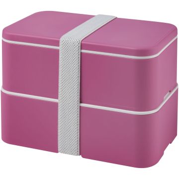 MIYO double layer lunch box Magenta  magenta  white - 1 Bounce Creative Designs