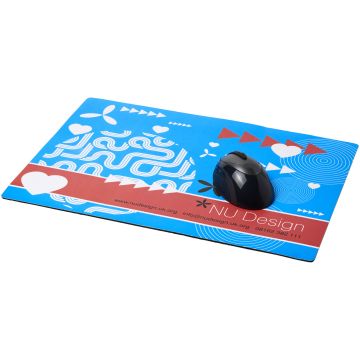 QMat Mouse Mat A2 Sized Counter Mat Solid black - 2 Bounce Creative Designs