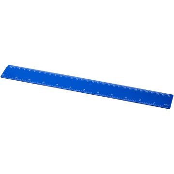 Renzo 30 cm plastic ruler Blue - 1 Bounce Creative Designs
