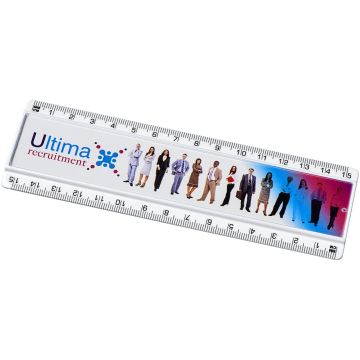 Ellison 15 cm Plastic Ruler With Paper Insert UK Made - 1 Bounce Creative Designs