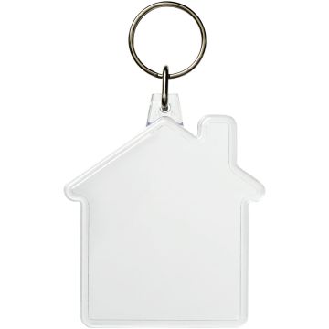 Combo houseshaped keychain Transparent clear - 2 Bounce Creative Designs