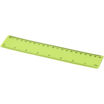 Rothko 20 cm plastic ruler Lime - 1 Bounce Creative Designs