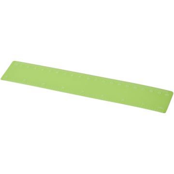 Rothko 20 cm plastic ruler Frosted green - 1 Bounce Creative Designs