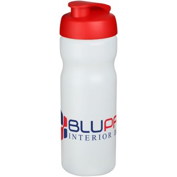 Baseline Plus 650 ml flip lid sport bottle Transparent  red - 1 Bounce Creative Designs