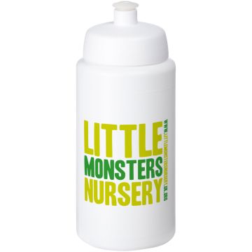 Baseline Plus grip 500 ml sports lid sport bottle White - 1 Bounce Creative Designs