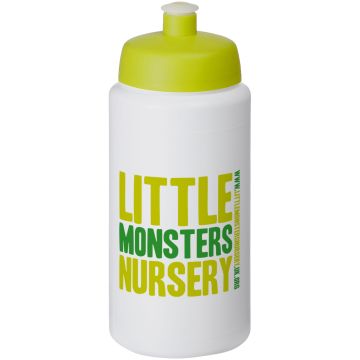 Baseline Plus grip 500 ml sports lid sport bottle White  lime - 1 Bounce Creative Designs