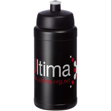 Baseline Plus 500 ml bottle with sports lid Solid black - 1 Bounce Creative Designs