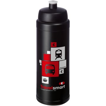 Baseline Plus grip 750 ml sports lid sport bottle Solid black - 1 Bounce Creative Designs