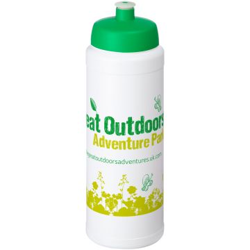 Baseline Plus 750 ml bottle with sports lid White  green - 1 Bounce Creative Designs