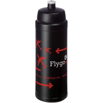 Baseline Plus 750 ml bottle with sports lid Solid black - 1 Bounce Creative Designs