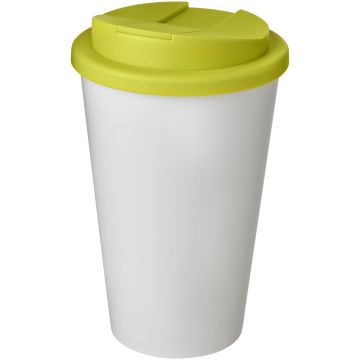 Americano 350 ml tumbler with spillproof lid White  lime - 1 Bounce Creative Designs