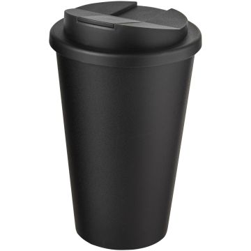 Americano 350 ml tumbler with spillproof lid Solid black - 1 Bounce Creative Designs