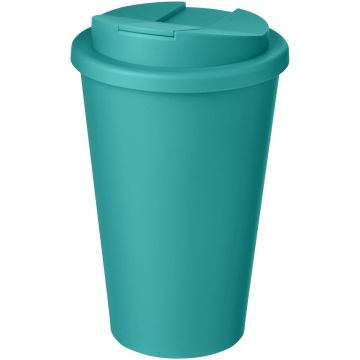 Americano 350 ml tumbler with spillproof lid Aqua - 1 Bounce Creative Designs