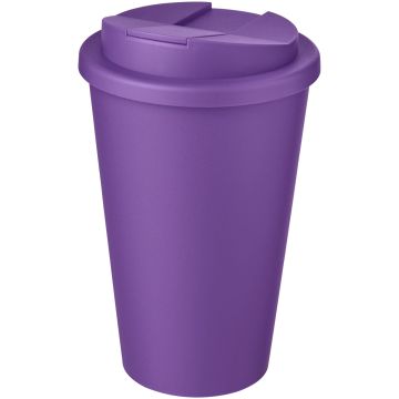 Americano 350 ml tumbler with spillproof lid Purple - 1 Bounce Creative Designs