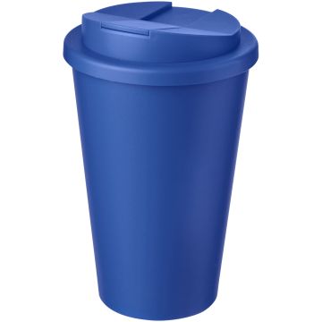 Americano 350 ml tumbler with spillproof lid Mid blue - 1 Bounce Creative Designs