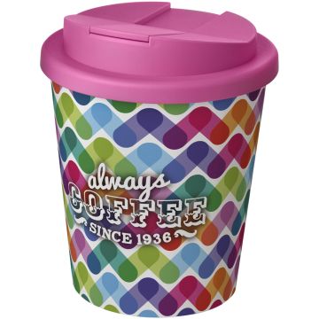 BriteAmericano Espresso 250 ml tumbler with spillproof lid White  pink - 1 Bounce Creative Designs