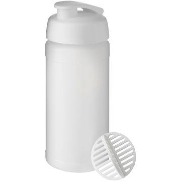 Baseline Plus 500 ml shaker bottle White  frosted clear - 1 Bounce Creative Designs