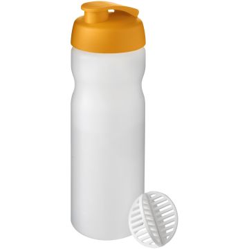 Baseline Plus 650 ml shaker bottle Orange  frosted clear - 1 Bounce Creative Designs