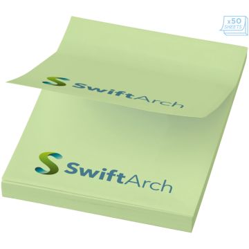 StickyMate A8 sticky notes 50x75mm Mint - 1 Bounce Creative Designs