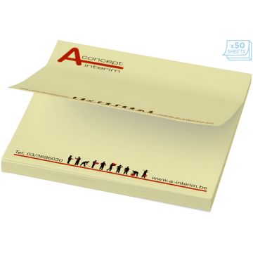 StickyMate sticky notes 75x75mm Light yellow - 1 Bounce Creative Designs