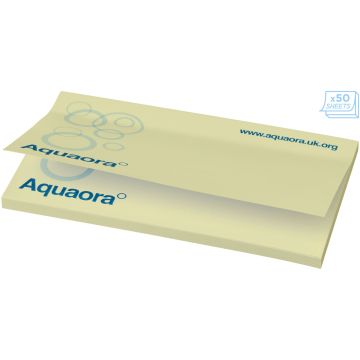 StickyMate sticky notes 127x75mm Light yellow - 1 Bounce Creative Designs