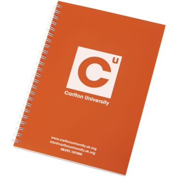 Rothko A5 notebook Orange  white - 1 Bounce Creative Designs