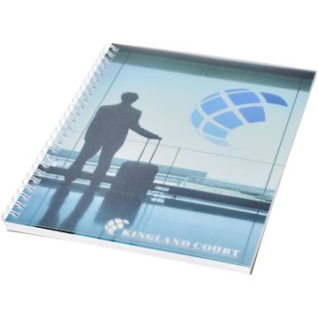 DeskMate wireo A5 notebook PP cover White - 1 Bounce Creative Designs