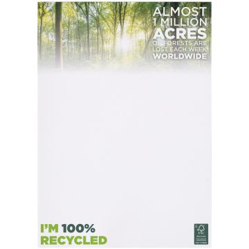 DeskMate A4 recycled notepad White - 1 Bounce Creative Designs