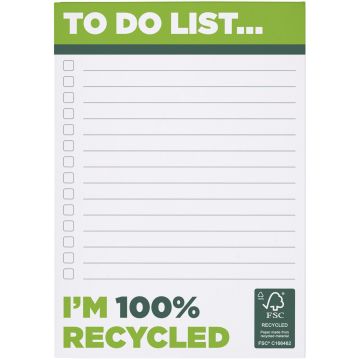 DeskMate A6 Pocket Recycled Notepad - 1 Bounce Creative Designs