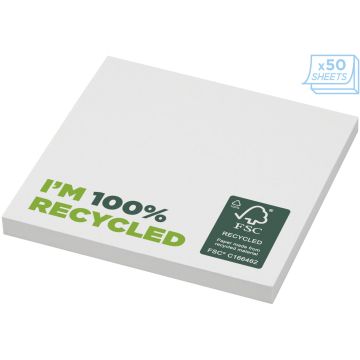 StickyMate recycled sticky notes 75 x 75 mm White - 1 Bounce Creative Designs