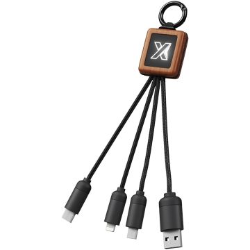 SCXdesign C19 wooden easy to use cable Black - 1 Bounce Creative Designs