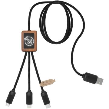 SCXdesign C29 3in1 bamboo cable Wood - 1 Bounce Creative Designs