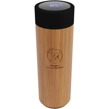 SCXdesign D11 500 ml bamboo smart bottle Wood - 1 Bounce Creative Designs
