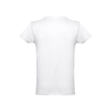 THC LUANDA WH. Men's tubular cotton T-shirt. White