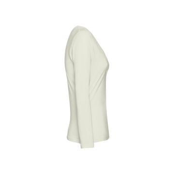 THC BUCHAREST WOMEN. Long-sleeved scoop neck fitted T-shirt for women. 100% carded cotton