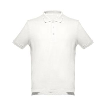 THC ADAM. Men's short-sleeved cotton polo shirt