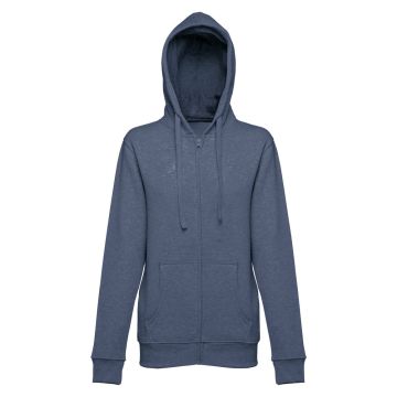 THC AMSTERDAM WOMEN. Women's hoodie in cotton and polyester with full zip