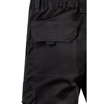 VL HEBE. Multi-pocket stretch Bermuda shorts (240g/m²), in cotton (46%), EME (38%) and polyester (16%)