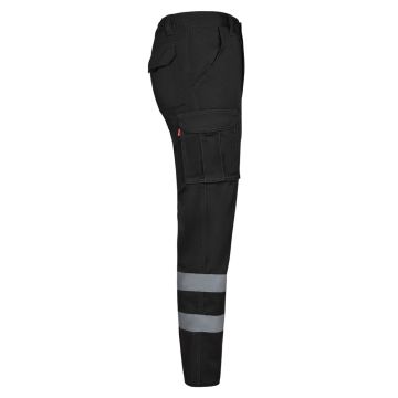 VL DIONYSUS. Multi-pocket stretch trousers (240g/m²), in cotton (46%), EME (38%) and polyester (16%)