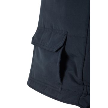 VL DIANA. Padded vest (220g/m²), reversible and multi-pocket, in polyester (100%), with zip fastening and reversible puller