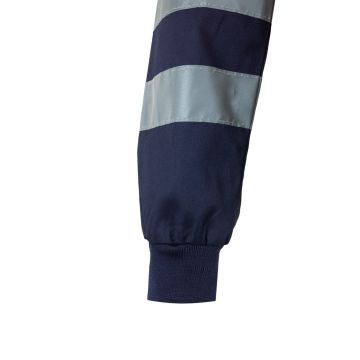 VL NEPTUNE. Two-tone twill jacket (210g/m²) in polyester (80%) and cotton (20%)
