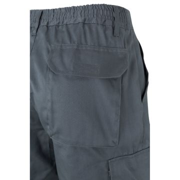 VL POSEIDON LARGE. Two-tone multi-pocket twill trousers (210g/m²), in cotton (20%) and polyester (80%)