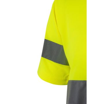 VL BRAHMA. Two-tone bird-eye technical T-shirt (140g/m²), in polyester (100%)