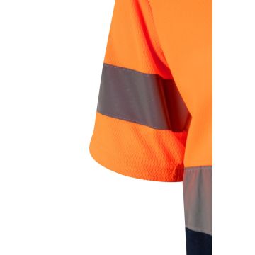 VL BRAHMA. Two-tone bird-eye technical T-shirt (140g/m²), in polyester (100%)