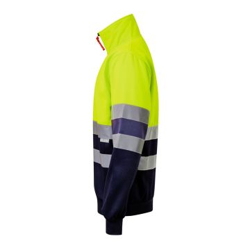 VL THOR. Two-tone sweatshirt (300g/m²) in polyester fleece (100%)