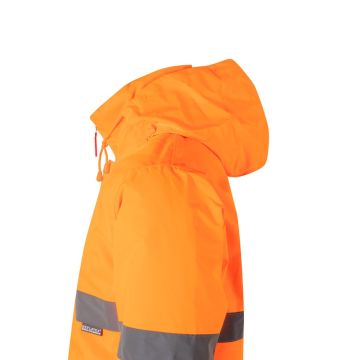 VL THEMIS. Two-tone parka (190g/m²), in polyester (100%), with PU coating